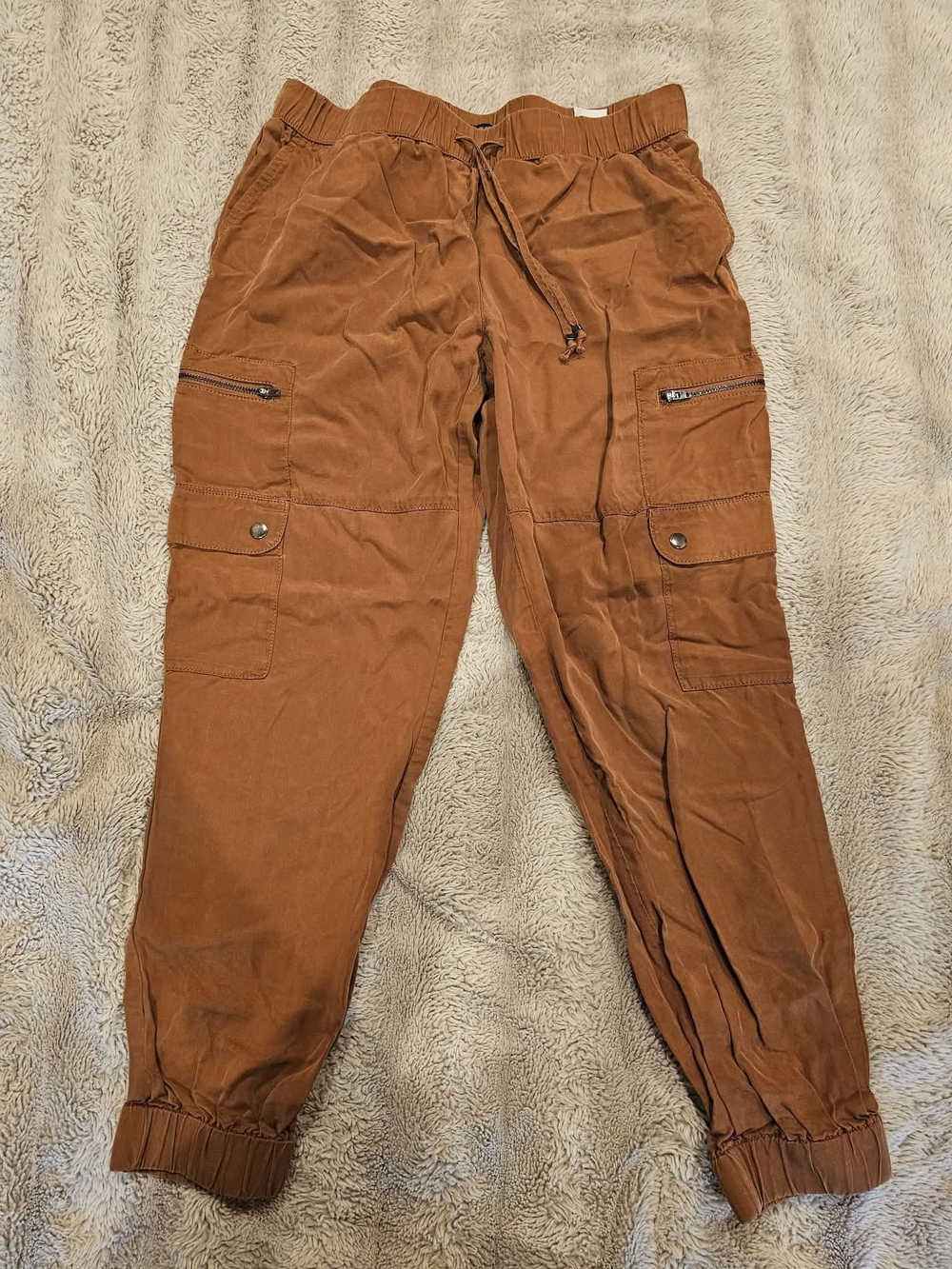 Banana Republic Cargo Joggers in Rust